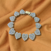 Heartfelt Rhinestone Bracelet