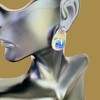 Transparent Acrylic Droplet Earrings