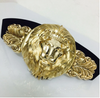 Load image into Gallery viewer, Royal Lion Emblem Stretch Belt