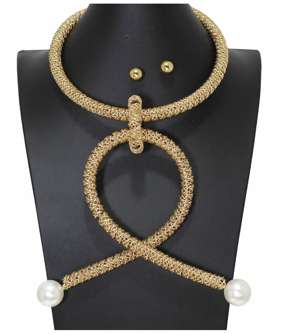 Timeless Allure: Gold Accent Necklace