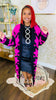 Load image into Gallery viewer, Boss Lady Glow: Pink Noir Houndstooth Elegance