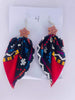 Artisanal Philippine Yakan Fabric Earrings