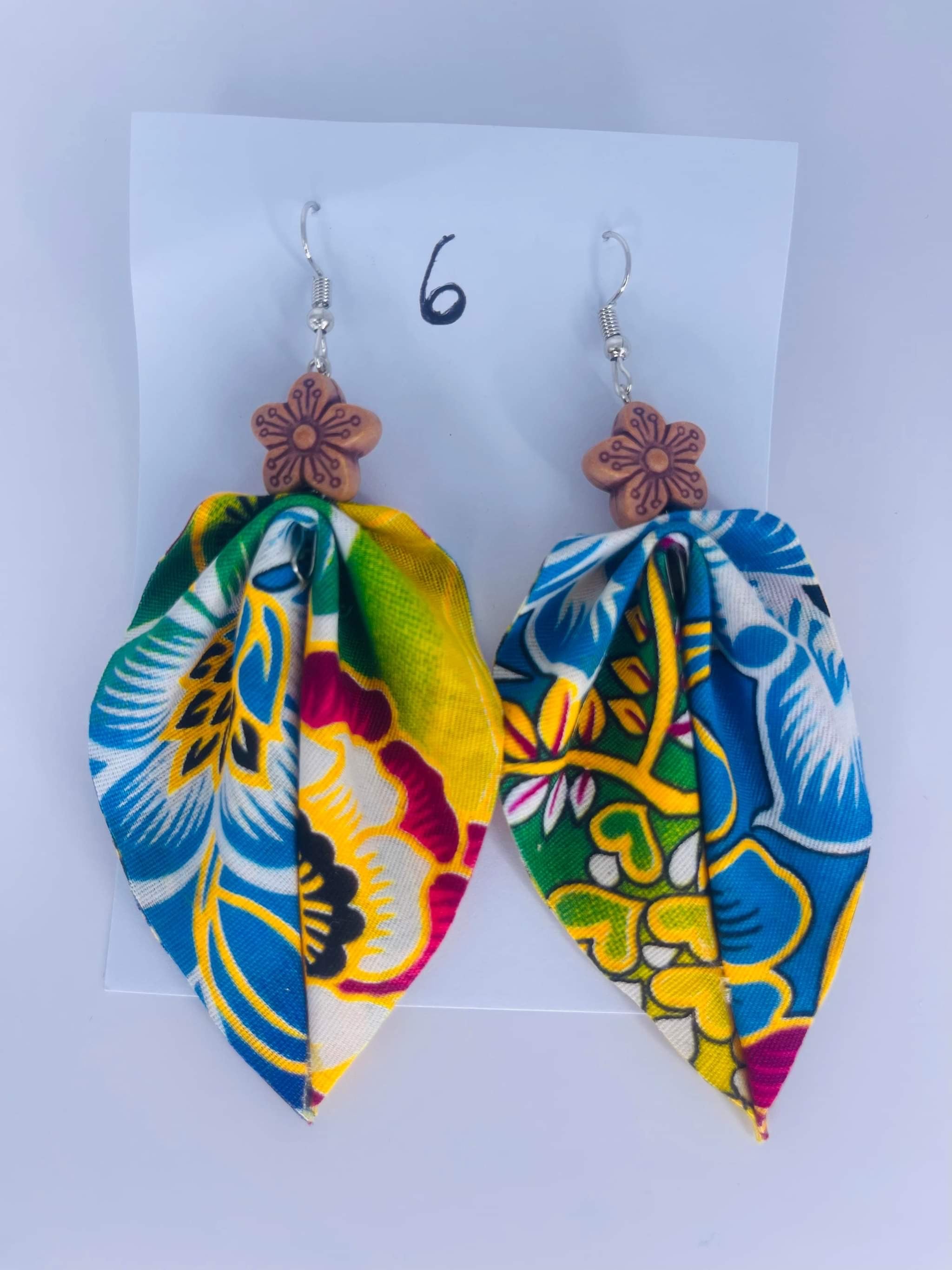 Artisanal Philippine Yakan Fabric Earrings