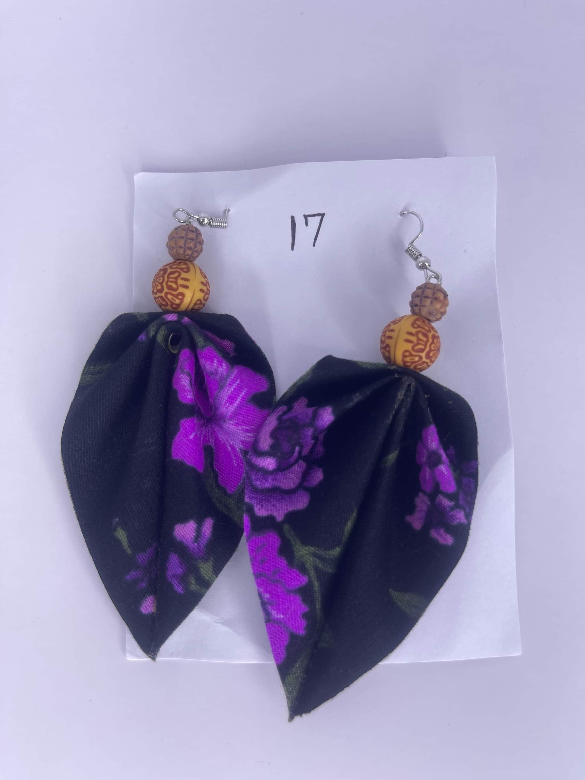 Artisanal Philippine Yakan Fabric Earrings