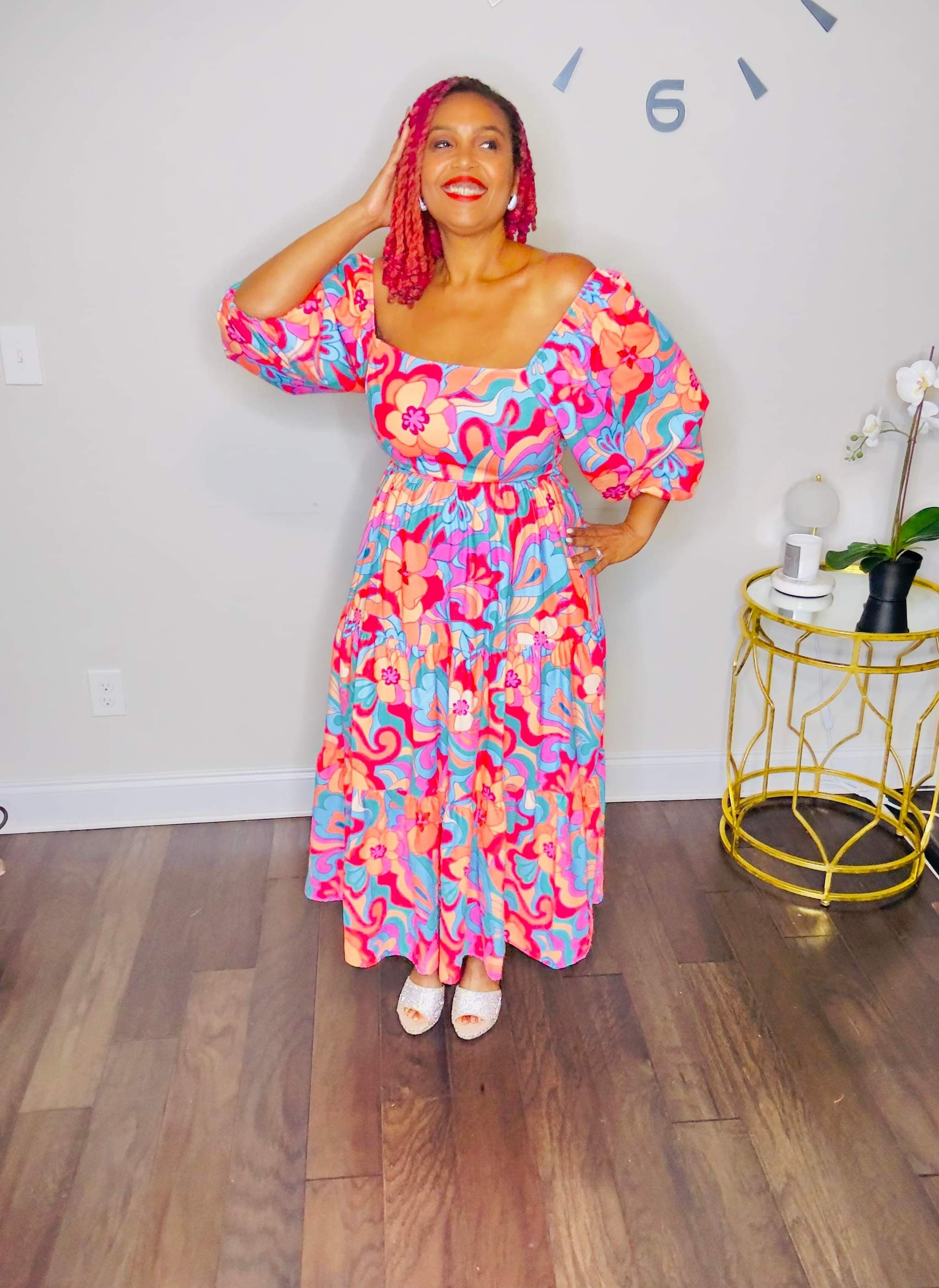 Vibrant Harmony Maxi Dress