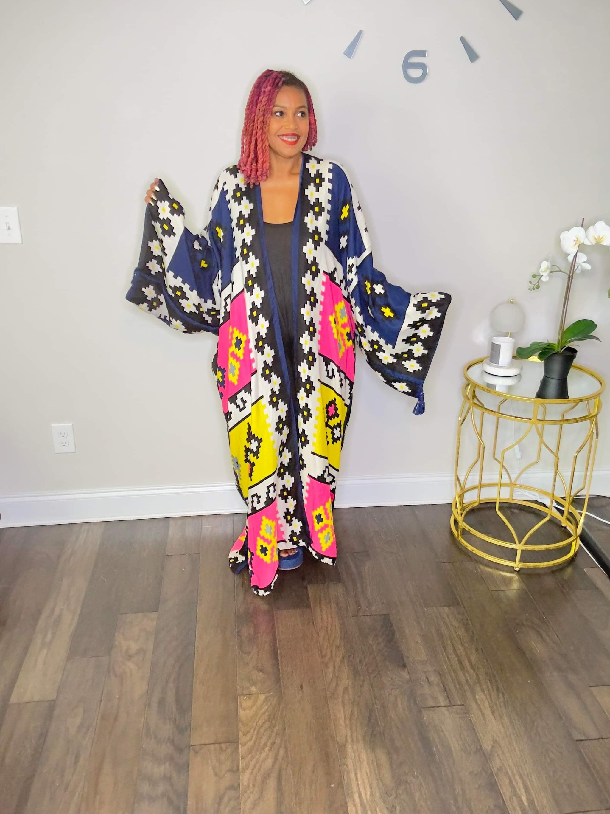 Ethnic Flair: Aztec Kimono