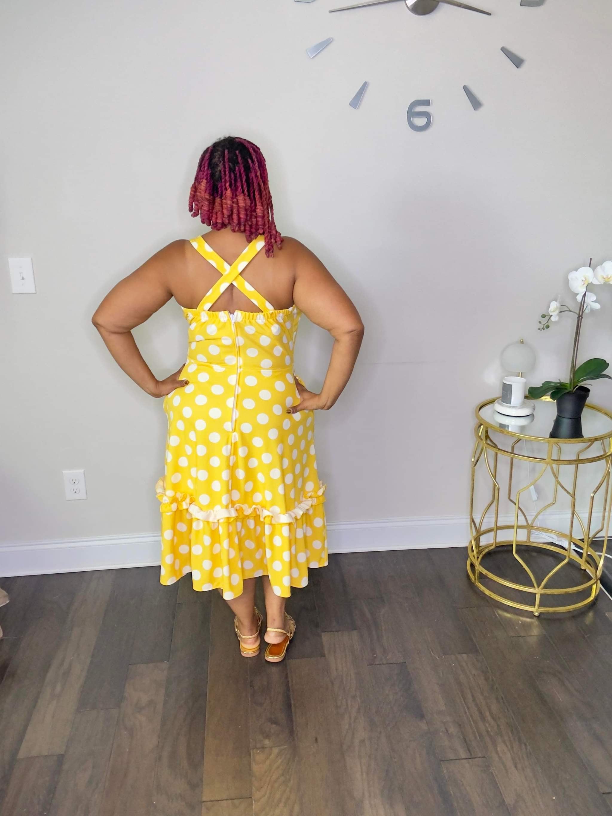 Sunny Spots Polka Dot Dress