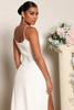 Load image into Gallery viewer, Ivory Elegance Golden Rope Strap Gown