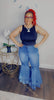 Glamourous Ruffle Flare Denim Jeans
